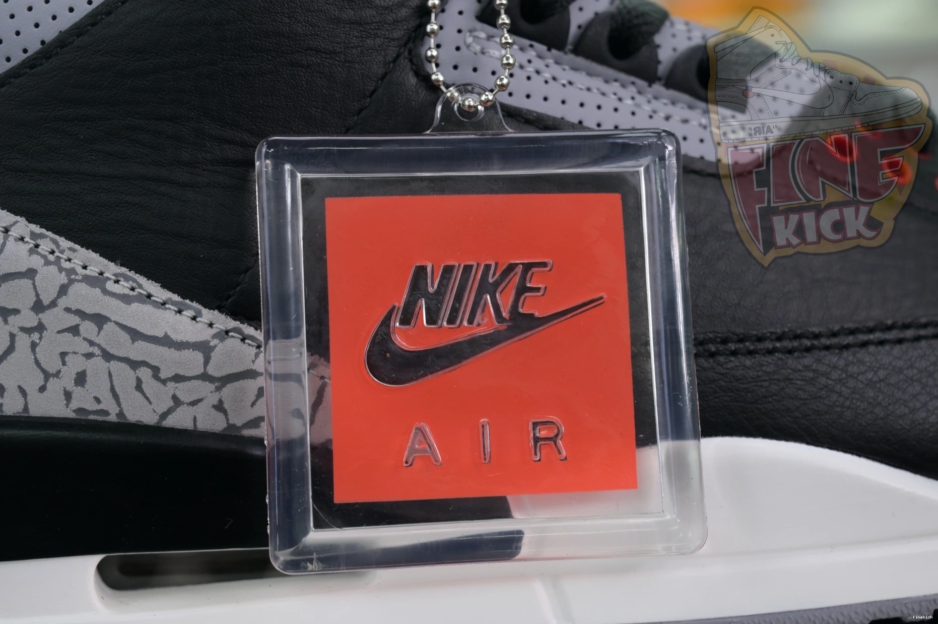 Air Reimagined” 3“Black Jordan Cement 0224